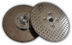 Electroplated triangle disc